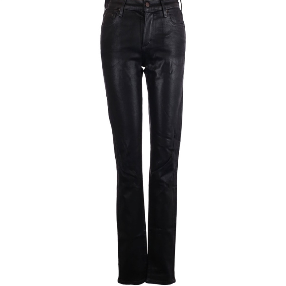 EUC Citizens of Humanity Black Waxed Denim Jeans